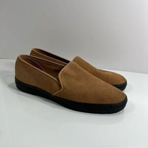 KEDS Women’s Slip On Suede Leather Sneakers sz 9 Tan #F574​​​